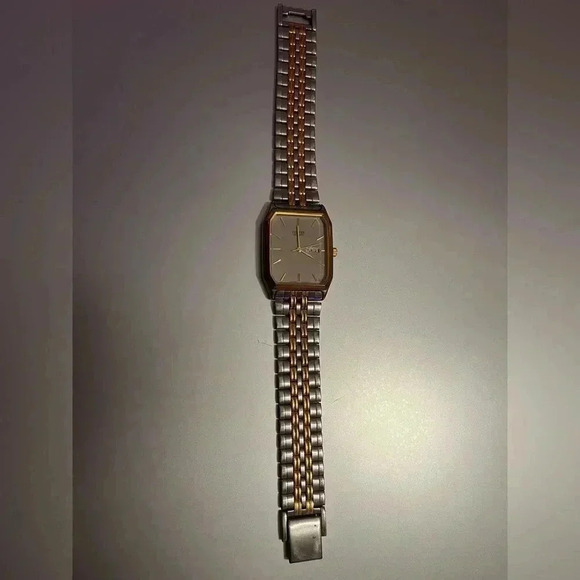 Larsson & Jennings boyfriend mini mixed gold watch - Picture 2 of 8